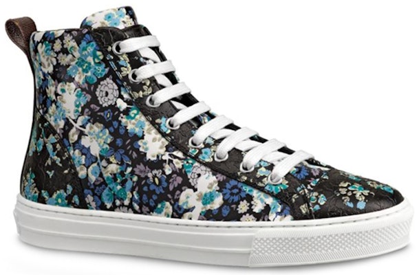 (W) Louis Vuitton LV Stellar High-Top Sneakers Biru/Hitam 1A5N8O Order (W) Louis Vuitton LV Stellar High-Top Sneakers Biru/Hitam 1A5N8O