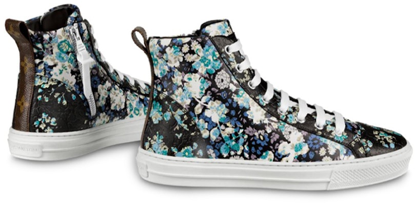 (W) Louis Vuitton LV Stellar High-Top Sneakers Biru/Hitam 1A5N8O Purchase (W) Louis Vuitton LV Stellar High-Top Sneakers Biru/Hitam 1A5N8O