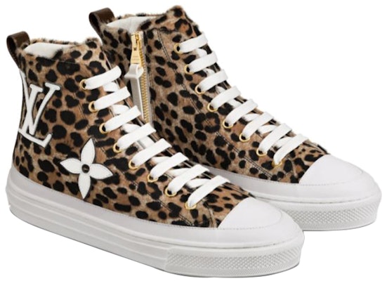 Louis Vuitton 路易威登 Stellar 短毛小牛皮 女式 高筒運動鞋 豹紋 Order Louis Vuitton 路易威登 Stellar 短毛小牛皮 女式 高筒運動鞋 豹紋
