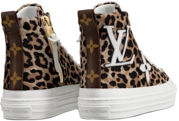 Louis Vuitton 路易威登 Stellar 短毛小牛皮 女式 高筒運動鞋 豹紋 Lookbook Louis Vuitton 路易威登 Stellar 短毛小牛皮 女式 高筒運動鞋 豹紋
