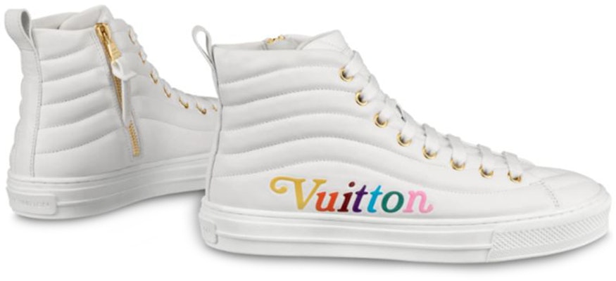 (W) Sepatu Louis Vuitton LV Stellar Calfskin High-Top Putih Sporty 1A5C5H Purchase (W) Sepatu Louis Vuitton LV Stellar Calfskin High-Top Putih Sporty 1A5C5H
