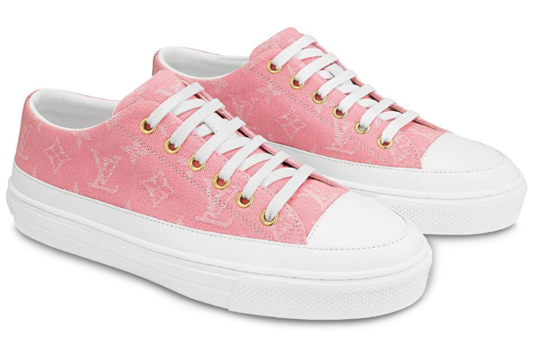 Lookbook (W) Louis Vuitton Stellar Baskets Basses Rose 1A682O