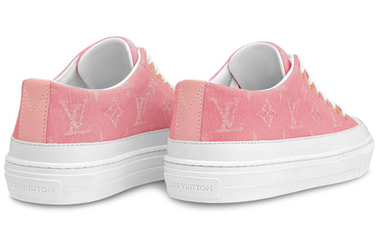 Shop (W) Louis Vuitton Stellar Baskets Basses Rose 1A682O