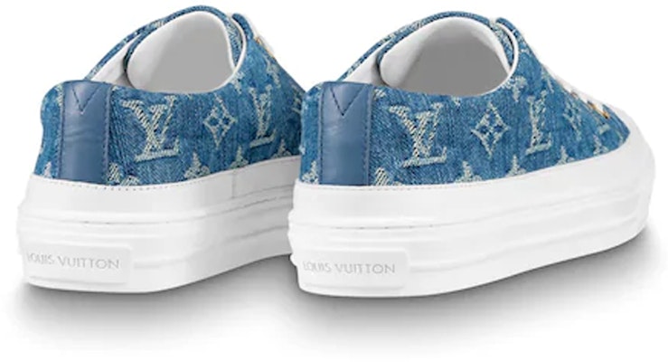 LOUIS VUITTON Stellar 低幫 時尚板鞋 女款 牛仔藍 Shop LOUIS VUITTON Stellar 低幫 時尚板鞋 女款 牛仔藍