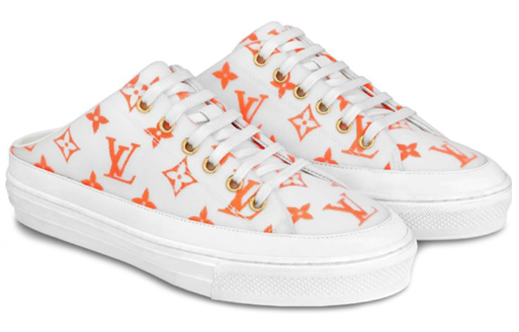 Lookbook (W) Louis Vuitton Stellar Monogram ''Arancione Bianco'' Sandali. 1A65ZD