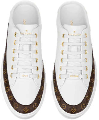 (W) Louis Vuitton Stellar Mules 'Blanco Marrón' 1A8NEB Purchase (W) Louis Vuitton Stellar Mules 'Blanco Marrón' 1A8NEB