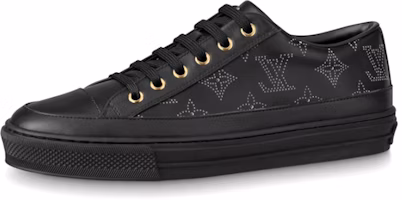 (Women) Louis Vuitton Stellar Sneakers 'Black with White Sketch Monogram' 1A87TE (Women) Louis Vuitton Stellar Sneakers 'Black with White Sketch Monogram' 1A87TE