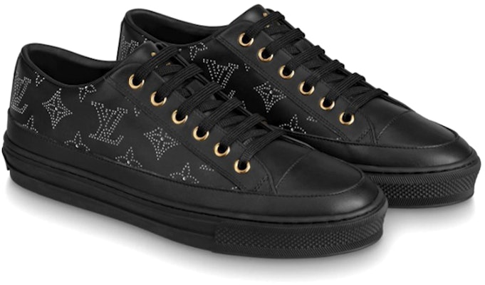 (W) Louis Vuitton Stellar Sneakers 'Hitam dengan Corak Logo Putih Sketsa' 1A87TE Order (W) Louis Vuitton Stellar Sneakers 'Hitam dengan Corak Logo Putih Sketsa' 1A87TE