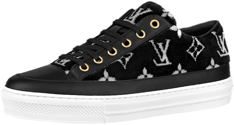 (Women) Louis Vuitton Stellar Sneakers 'Black with White Monogram' 1A964V Buy (Women) Louis Vuitton Stellar Sneakers 'Black with White Monogram' 1A964V
