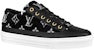 (W) Louis Vuitton Stellar Sneakers 'Hitam dengan Monogram Putih' 1A964V