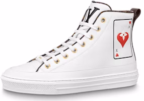 (Women) Louis Vuitton Stellar Ankle Sneakers 'White Poker with Back Monogram' 1A8MR6 (Women) Louis Vuitton Stellar Ankle Sneakers 'White Poker with Back Monogram' 1A8MR6