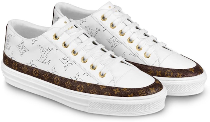 (W) Sepatu Olahraga Putih Louis Vuitton LV Stellar 1A87T4 Lookbook (W) Sepatu Olahraga Putih Louis Vuitton LV Stellar 1A87T4