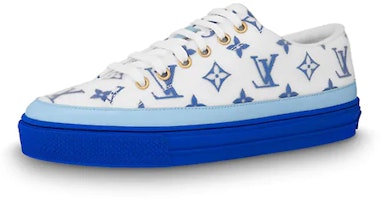 (Women) Louis Vuitton LV Stellar Low-Top Sneakers White/Blue 1A65U (Women) Louis Vuitton LV Stellar Low-Top Sneakers White/Blue 1A65U