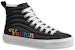 (Women) Louis Vuitton LV Stellar Calfskin High-Top Sports Shoes Black 1A5C5Y