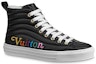 Order (Women) Louis Vuitton LV Stellar Calfskin High-Top Sports Shoes Black 1A5C5Y