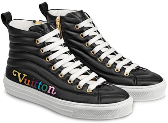 (W) 루이비통 스텔라 블랙 하이탑 스니커즈 (Louis Vuitton Stella Black High-top Sneakers) 1A5C5Y Lookbook (W) 루이비통 스텔라 블랙 하이탑 스니커즈 (Louis Vuitton Stella Black High-top Sneakers) 1A5C5Y