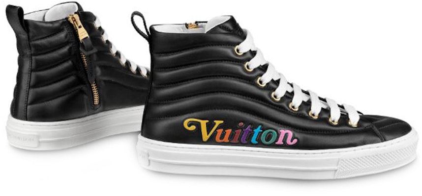 (W) 루이비통 스텔라 블랙 하이탑 스니커즈 (Louis Vuitton Stella Black High-top Sneakers) 1A5C5Y Purchase (W) 루이비통 스텔라 블랙 하이탑 스니커즈 (Louis Vuitton Stella Black High-top Sneakers) 1A5C5Y