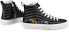 Purchase (Women) Louis Vuitton LV Stellar Calfskin High-Top Sports Shoes Black 1A5C5Y