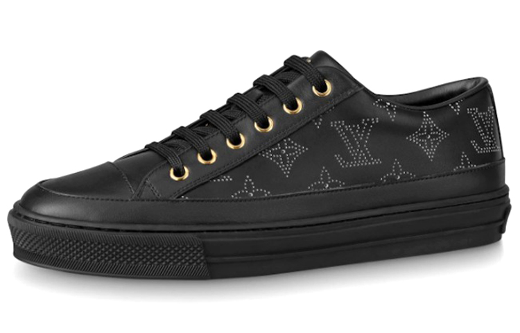 (Women) Louis Vuitton Stellar Sneakers 'Black with White Sketch Monogram' 1A87TE