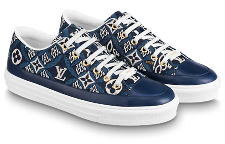Lookbook (Women) Louis Vuitton Stellar Sneakers 'Blue Monogram' 1A8GRN