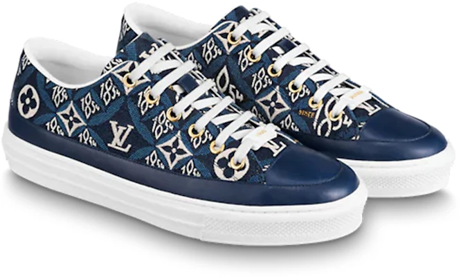 (Women) Louis Vuitton Stellar Sneakers 'Blue Monogram' 1A8GRN Lookbook (Women) Louis Vuitton Stellar Sneakers 'Blue Monogram' 1A8GRN