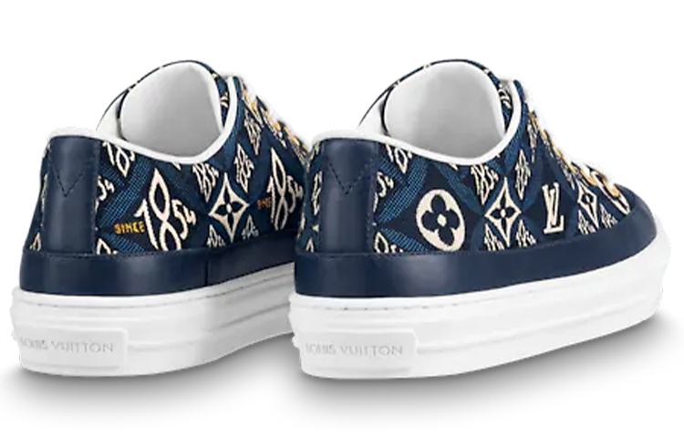 Shop (W) Louis Vuitton Stellar Sneakers 'Blue Monogram' Biru Monogram 1A8GRN