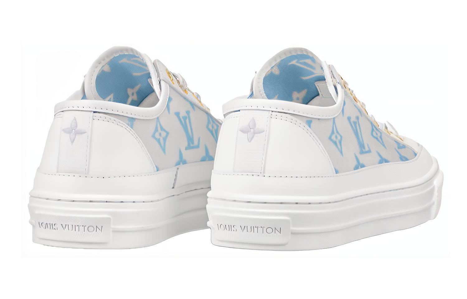(W) LV Stellar Sneakers 'Grey Blue White' 圖 5