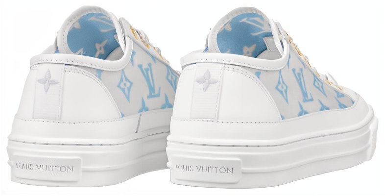 (Women) Louis Vuitton Stellar Sneakers 'Grey Blue White' 1A8NMG Purchase (Women) Louis Vuitton Stellar Sneakers 'Grey Blue White' 1A8NMG