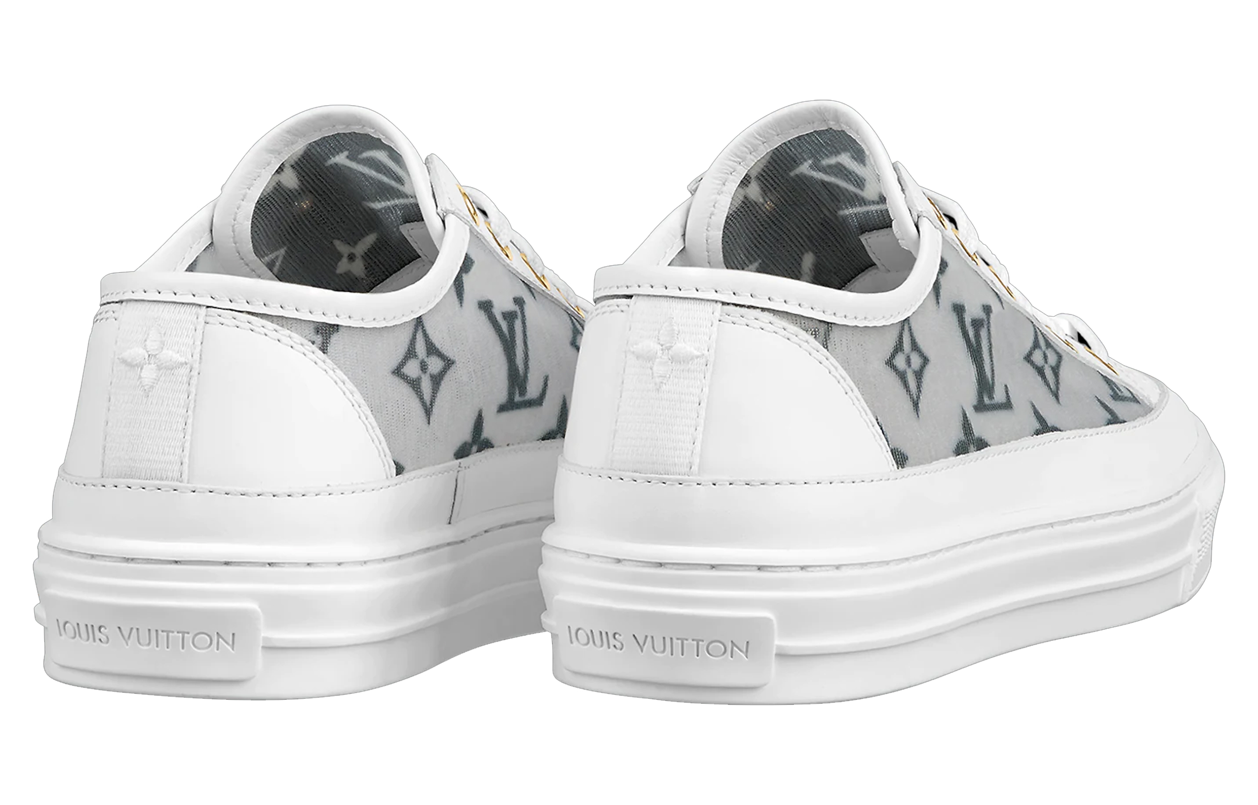 Purchase (W) Sneakers Louis Vuitton Stellar ''Grigio Bianco'' 1A8NMW