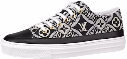 (Women) Louis Vuitton Stellar Sneakers 'White Black Monogram' 1A8DDA (Women) Louis Vuitton Stellar Sneakers 'White Black Monogram' 1A8DDA