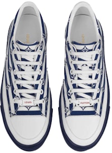 路易威登 Stellar 帆布 低帮系带 时尚板鞋 女款 藍白 Shop 路易威登 Stellar 帆布 低帮系带 时尚板鞋 女款 藍白