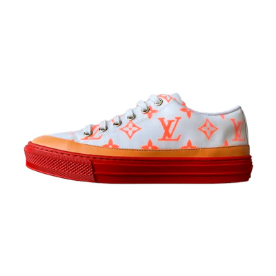 (W) LV Stellar Sneakers 'White Orange Monogram'