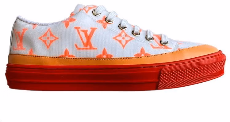 (W) Louis Vuitton Stellar Sneakers 'Putih Oren Monogram' 1A65UD Order (W) Louis Vuitton Stellar Sneakers 'Putih Oren Monogram' 1A65UD