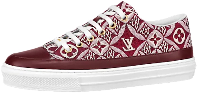 (Women) Louis Vuitton Stellar Sneakers 'White Red Monogram' 1A8DDN Buy (Women) Louis Vuitton Stellar Sneakers 'White Red Monogram' 1A8DDN