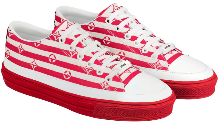 (W) Sneakers Louis Vuitton Stellar ''Bianco Rosso'' 1A7U4R Lookbook (W) Sneakers Louis Vuitton Stellar ''Bianco Rosso'' 1A7U4R
