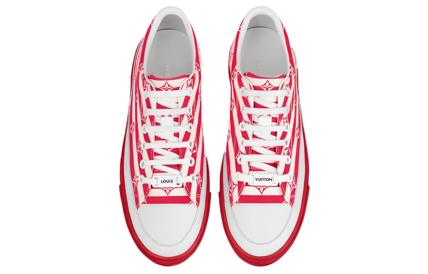 Shop (W) Sneakers Louis Vuitton Stellar ''Bianco Rosso'' 1A7U4R