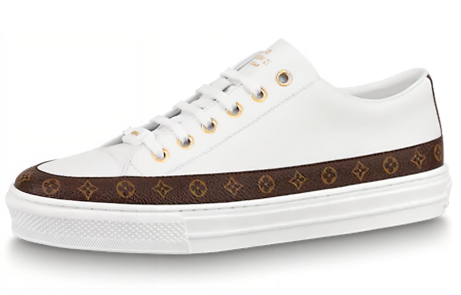(Women) Louis Vuitton Stellar Sneakers 'White with Monogram Deco' 1A8NDV