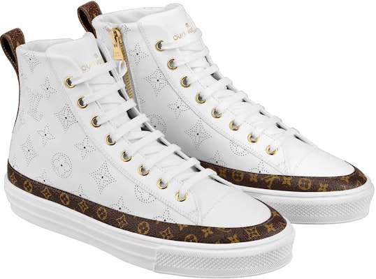 LOUIS VUITTON Stellar 百搭高筒運動 時尚板鞋 女款 白色 Order LOUIS VUITTON Stellar 百搭高筒運動 時尚板鞋 女款 白色
