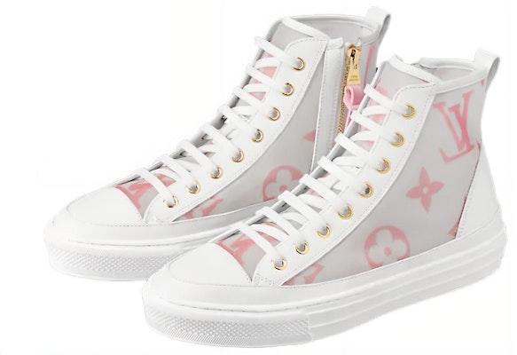(W) 루이비통 핑크 모노그램 스텔라 스니커즈 (Stellar Sneakers) 1A87DM Lookbook (W) 루이비통 핑크 모노그램 스텔라 스니커즈 (Stellar Sneakers) 1A87DM