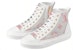(W) Louis Vuitton Stellar Zip Up Ankle Sneakers 'Putih Kelabu dengan Monogram Merah Jambu' 1A87DM