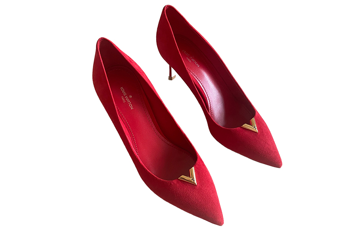 Lookbook (W) 루이비통 레드 포인티드 토 스틸레토 (50 characters) 1A3CS9