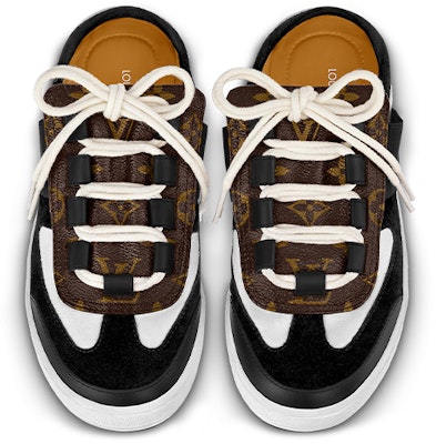 LOUIS VUITTON 系帶露跟 時尚涼拖 女款 白黑褐 Shop LOUIS VUITTON 系帶露跟 時尚涼拖 女款 白黑褐