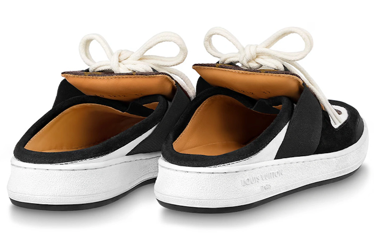 (Women) Louis Vuitton Strap Heel 'White Black Brown'