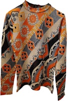 (Women) Louis Vuitton Striped Monogram Knit Pullover Crewneck Sweater Women Multicolor FEKL63 (Women) Louis Vuitton Striped Monogram Knit Pullover Crewneck Sweater Women Multicolor FEKL63