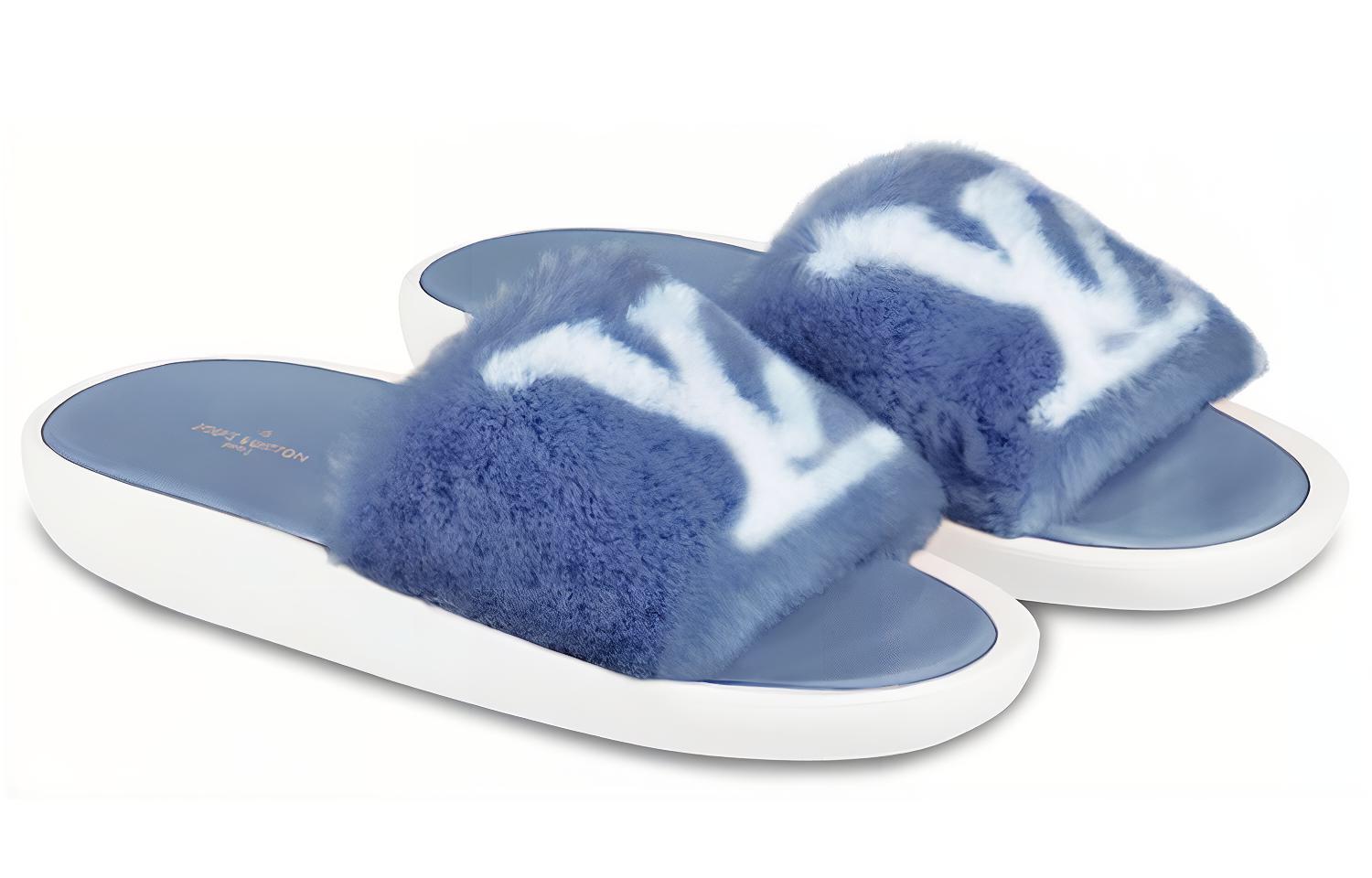Lookbook (W) Louis Vuitton Sunbath ''Blauw Kunstbont'' 1A4Y46