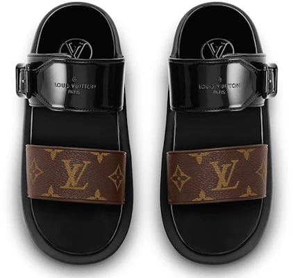 (W) Louis Vuitton Sunbath Slide ''Zwart'' 1A66 Shop (W) Louis Vuitton Sunbath Slide ''Zwart'' 1A66