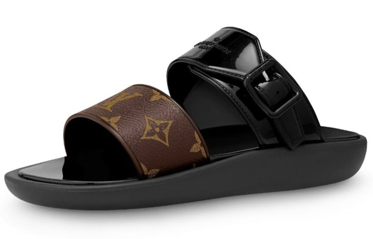 (Women) Louis Vuitton Sunbath Slide 'Black' 1A66WW