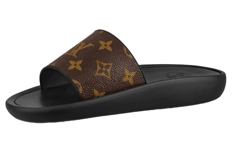 (Women) Louis Vuitton Sunbath Slide 'Black Brown' 1A8UO0