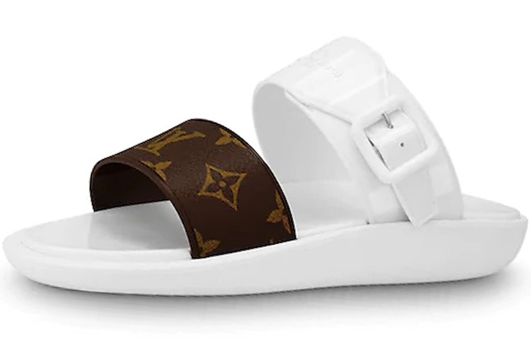 (Women) Louis Vuitton Sunbath Slide 'White' 1A66X