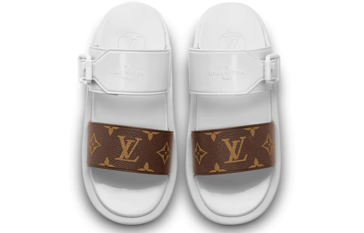 Lookbook (W) Louis Vuitton Claquettes Sunbath ''Blanc'' 1A66X